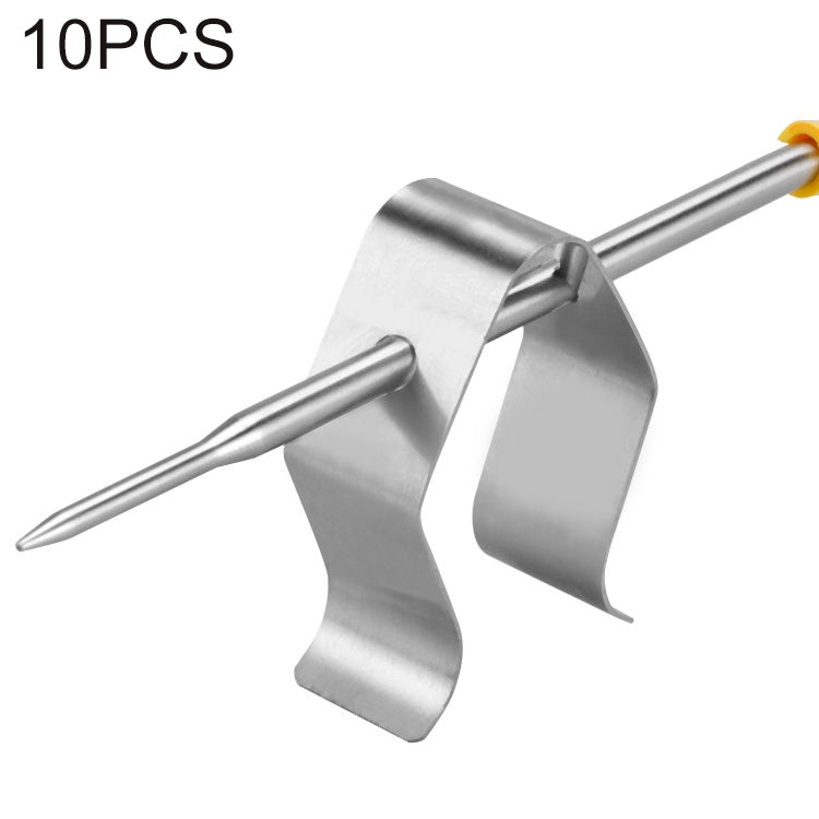 10個家用廚房燒烤烤架探針架，規格：單孔探針架，單孔