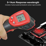 Wintact WT320 -50°C~380°C 手持便攜戶外非接觸式數位紅外線溫度計，WT320