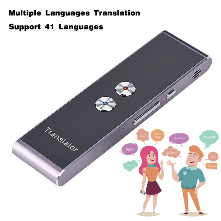 T8+ 便攜式智慧語音翻譯器 智慧商務旅行即時 AI 翻譯機 40 種語言翻譯，T8+