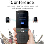 T10 便攜式 WIFI 智慧語音翻譯器 智慧商務旅行即時 AI 翻譯機，T10 黑色