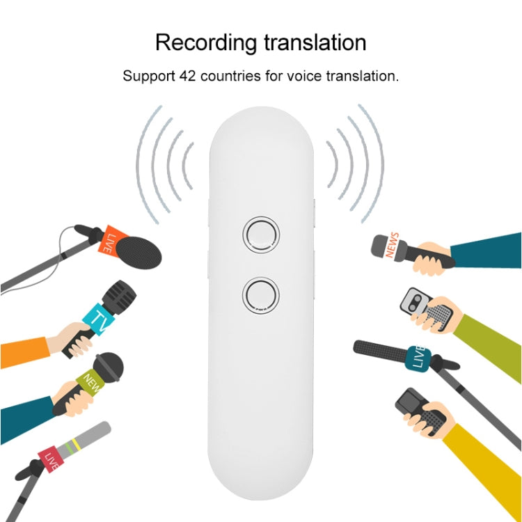 T4 便攜式 AI 智慧語音翻譯器 商務旅行即時翻譯機 支援 42 種語言