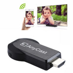 M2 Plus 無線 WiFi 顯示接收器，支援 Airplay Miracast DLNA 1080P HDMI 電視棒，適用於 iPhone、三星及其他安卓智能手機，M2 Plus