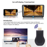 M4 Plus 無線 WiFi 顯示接收器，支援 Airplay Miracast DLNA 1080P HDMI 電視棒，適用於 iPhone、三星及其他安卓智能手機，M4 Plus