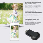 M4 Plus 無線 WiFi 顯示接收器，支援 Airplay Miracast DLNA 1080P HDMI 電視棒，適用於 iPhone、三星及其他安卓智能手機，M4 Plus