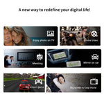 M4 Plus 無線 WiFi 顯示接收器，支援 Airplay Miracast DLNA 1080P HDMI 電視棒，適用於 iPhone、三星及其他安卓智能手機，M4 Plus