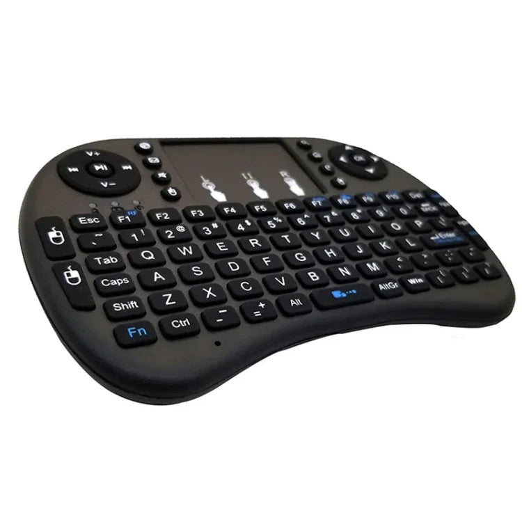 支援語言：英文 i8 空中滑鼠無線鍵盤，帶觸控板，適用於 Android TV 盒子、智慧電視、PC 平板、Xbox360、PS3 及 HTPC/IPTV，英文