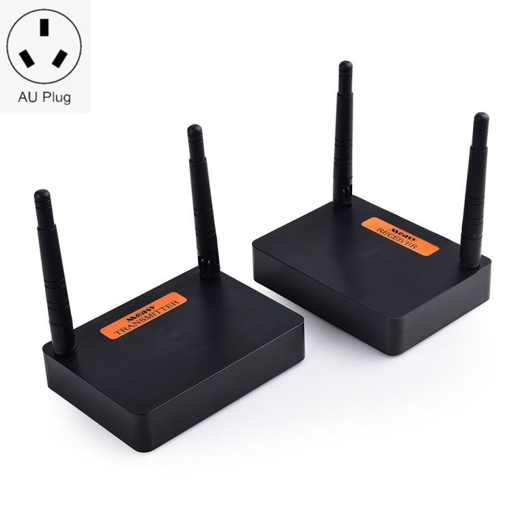 Measy FHD676 全高清 1080P 3D 5-5.8GHz 無線 HDMI 傳輸器（發射器+接收器），傳輸距離：200米，規格：EU 插頭，FHD676（澳洲插頭）、FHD676（歐洲插頭）、FHD676（英國插頭）、FHD676（美國插頭）