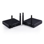 Measy FHD686 全高清 1080P 3D 5-5.8GHz 無線 HDMI 傳輸器（發射器+接收器）附顯示屏，支援紅外遙控及無線同屏功能，傳輸距離：200米，FHD686 附顯示屏