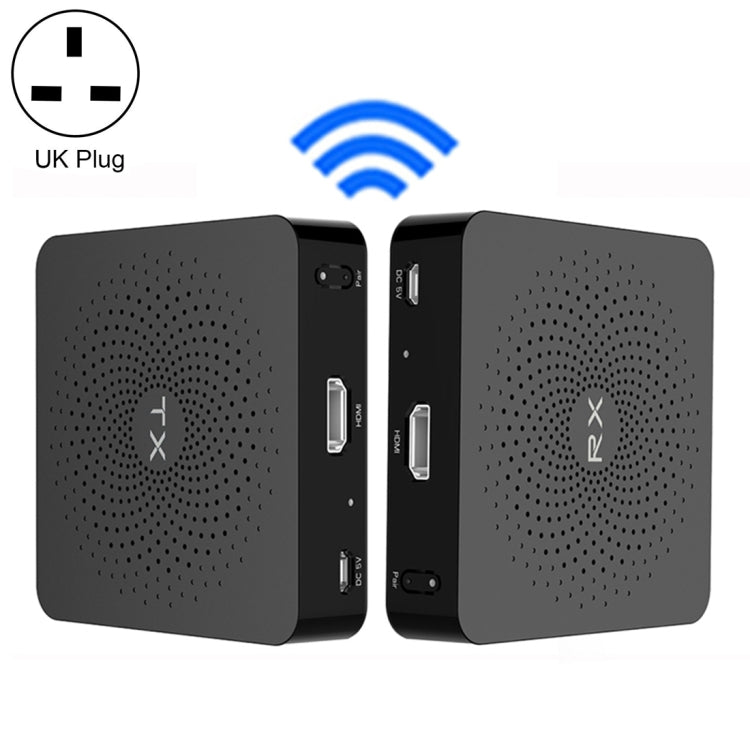 Measy W2H 60GHz 4K 超高清無線傳輸套件，傳輸距離：30米，英國插頭，4K