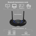 TX800 光纖藍牙 5.0 發射接收器 音頻轉接器 雙天線與 OLED 顯示