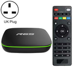 R69 1080P HD 智能電視盒 Android 4.4 媒體播放器，附遙控器，四核 Allwinner H3，RAM：1GB，ROM：8GB，2.4G WiFi，LAN，歐規插頭，1GB+8GB