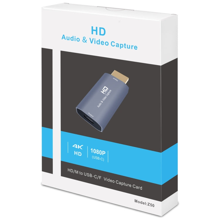 Z50 USB-C / Type-C母轉HDMI公視頻擷取卡，Z50
