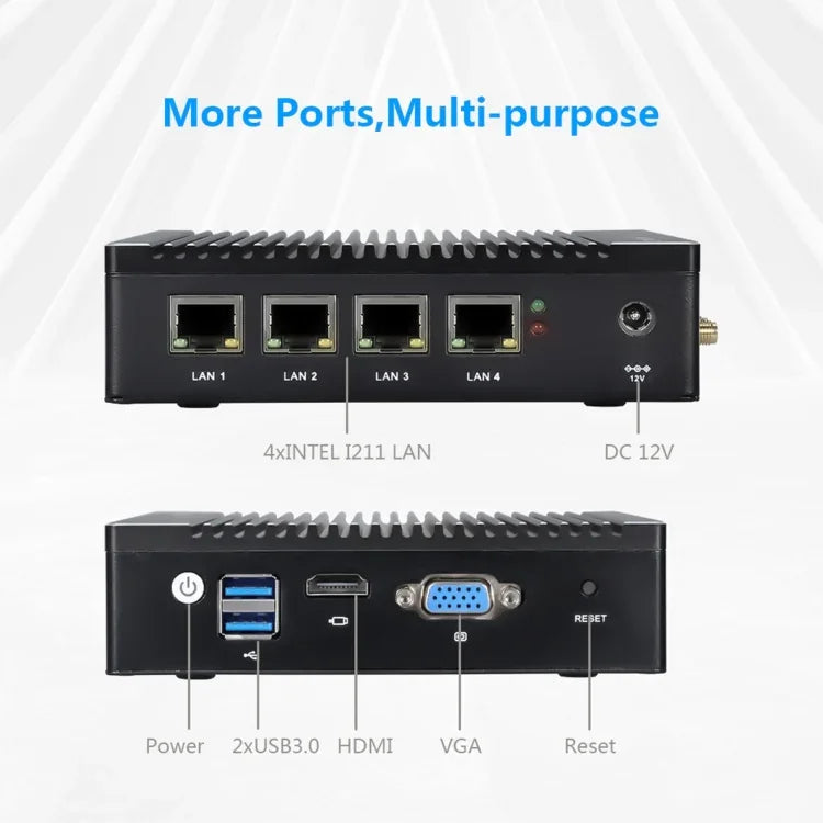 K660G4 Windows 與 Linux 系統迷你電腦，Intel Celeron 處理器 N2840 四核心 2M 快取，1.83GHz，最高 2.25GHz，8GB 記憶體 + 128GB SSD，美規插頭，8GB+128GB 澳規插頭，8GB+128GB 歐規插頭，8GB+128GB 英規插頭，8GB+128GB 美規插頭