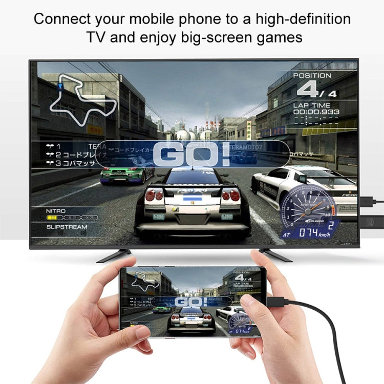 UC502 USB-C / Type-C 4K 60Hz高清電視塑料線，UC502