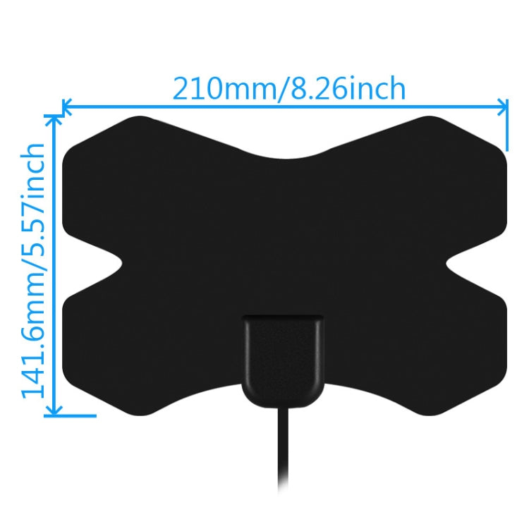 MYC-HDTV050 X Shield 25dB 4K HDTV 天線，接收範圍：150 英里，MYC-HDTV050