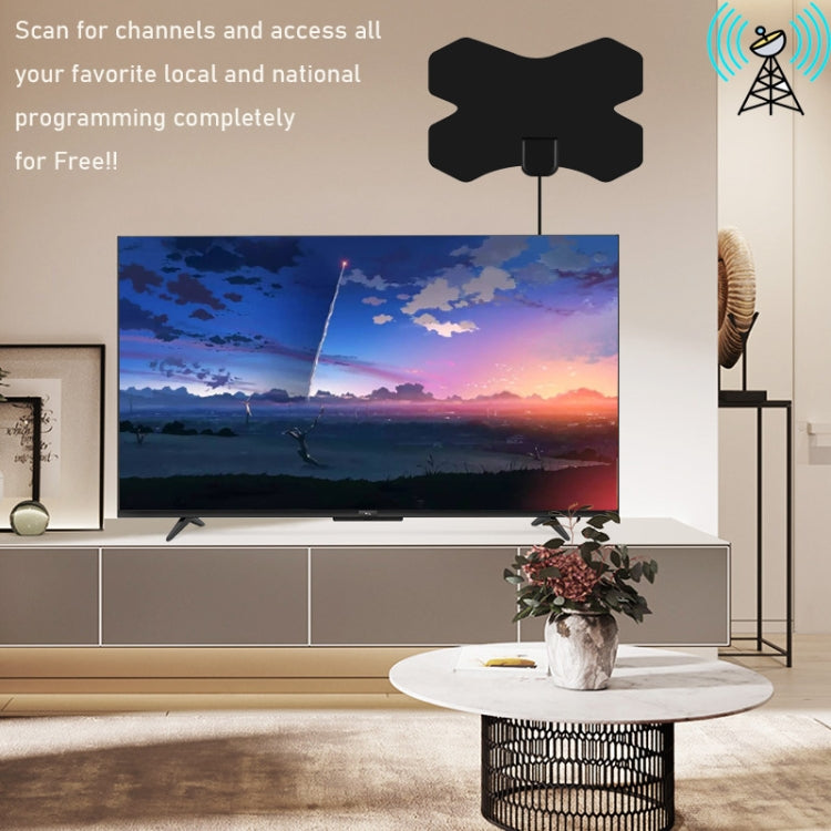 MYC-HDTV050 X Shield 25dB 4K HDTV 天線，接收範圍：150 英里，MYC-HDTV050