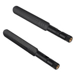 2 x 6dBi 2.4GHz 5GHz 雙頻 WiFi RP-SMA 公頭天線 + 2 x 35CM RP-SMA IPEX MHF4 連接線，6dBi 天線 + RP-SMA 線