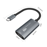 Z29A HDMI 母頭轉 USB-C / Type-C 公頭視頻音頻擷取盒，Z29A