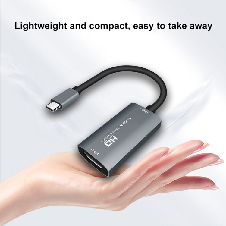 Z29A HDMI 母頭轉 USB-C / Type-C 公頭視頻音頻擷取盒，Z29A