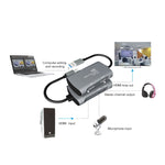 Z30 HDMI 母頭 + 麥克風轉 HDMI 母頭 + 音頻 + USB 2.0 視頻擷取盒，Z30