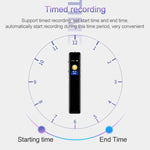 Q33外接播放MP3語音控制高清降噪錄音筆，8G，支援密碼保護及一鍵錄音，8G