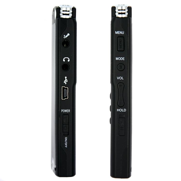T60單色屏高清降噪數位語音錄音筆，16G，支援MP3／WAV格式，16G