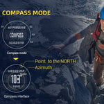 NORTH EDGE AQUA 100米防水潛水員智慧手錶，支援夜光顯示及指南針模式，AQUA