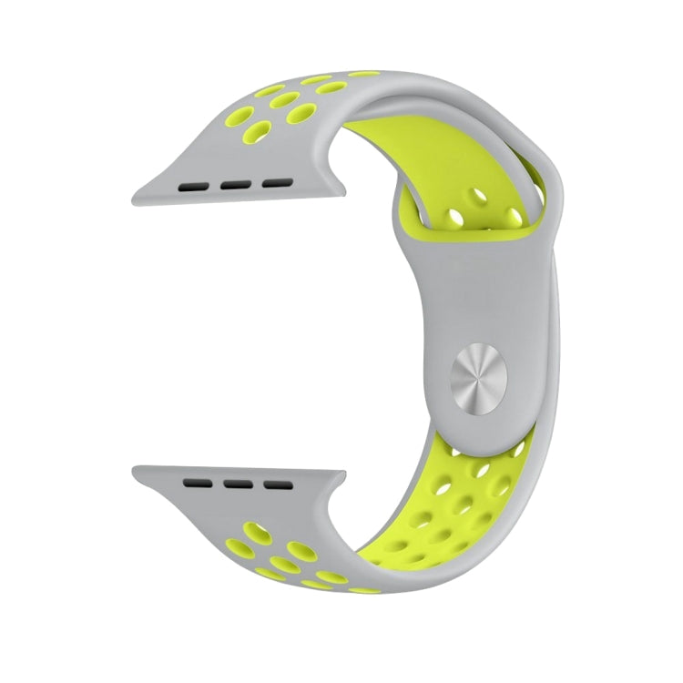 適用於 Apple Watch Series 10 42mm / 9&8&7 41mm / SE 3&SE 2&6&SE&5&4 40mm / 3&2&1 38mm 時尚經典矽膠運動錶帶（灰白色），WA1230A，WA1230B，WA1230BG，WA1230BH，WA1230BL，WA1230BM，WA1230BR，WA1230BY，WA1230C，WA1230D，WA1230DW