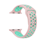 適用於 Apple Watch Ultra 49mm & Watch Ultra 2 49mm / Series 10 46mm / 9&8&7 45mm / SE 3&SE 2&6&SE&5&4 44mm / 3&2&1 42mm 時尚經典矽膠運動錶帶（灰黃），WA1231A、WA1231B、WA1231BG、WA1231BH、WA1231BL、WA1231BM、WA1231BR、WA1231B...