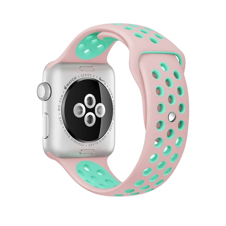 適用於 Apple Watch Ultra 49mm & Watch Ultra 2 49mm / Series 10 46mm / 9&8&7 45mm / SE 3&SE 2&6&SE&5&4 44mm / 3&2&1 42mm 時尚經典矽膠運動錶帶（灰黃），WA1231A、WA1231B、WA1231BG、WA1231BH、WA1231BL、WA1231BM、WA1231BR、WA1231B...