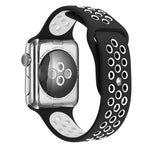 適用於 Apple Watch Ultra 49mm & Watch Ultra 2 49mm / Series 10 46mm / 9&8&7 45mm / SE 3&SE 2&6&SE&5&4 44mm / 3&2&1 42mm 時尚經典矽膠運動錶帶（灰黃），WA1231A、WA1231B、WA1231BG、WA1231BH、WA1231BL、WA1231BM、WA1231BR、WA1231B...
