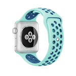 適用於 Apple Watch Ultra 49mm & Watch Ultra 2 49mm / Series 10 46mm / 9&8&7 45mm / SE 3&SE 2&6&SE&5&4 44mm / 3&2&1 42mm 時尚經典矽膠運動錶帶（灰黃），WA1231A、WA1231B、WA1231BG、WA1231BH、WA1231BL、WA1231BM、WA1231BR、WA1231B...