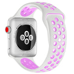 適用於 Apple Watch Ultra 49mm & Watch Ultra 2 49mm / Series 10 46mm / 9&8&7 45mm / SE 3&SE 2&6&SE&5&4 44mm / 3&2&1 42mm 時尚經典矽膠運動錶帶（灰黃），WA1231A、WA1231B、WA1231BG、WA1231BH、WA1231BL、WA1231BM、WA1231BR、WA1231B...