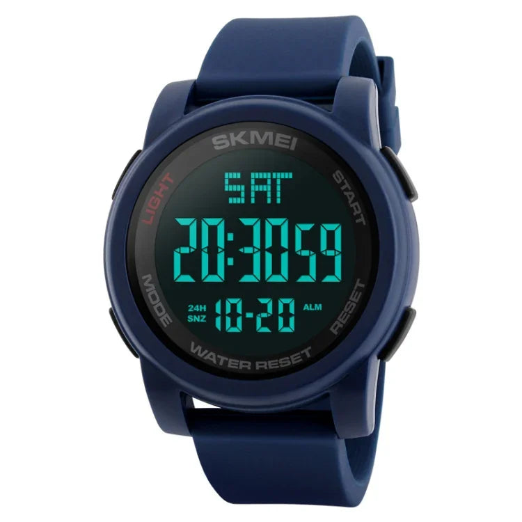SKMEI 1257 男士時尚戶外 50米防水數字運動手錶