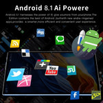 Android 8.1 MTK6750 八核心，支援雙 SIM、WiFi、藍牙、GPS