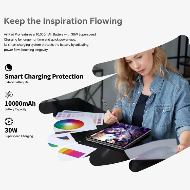 Teclast ArtPad Pro 平板電腦，8GB+256GB，12.7 吋 Android 15 MTK Helio G99 八核心，4G 網路雙 SIM，ArtPad Pro