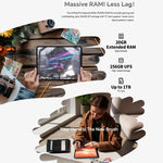Teclast ArtPad Pro 平板電腦，8GB+256GB，12.7 吋 Android 15 MTK Helio G99 八核心，4G 網路雙 SIM，ArtPad Pro