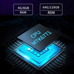 IP68 防水防震防塵，Android 10.0 MT6771 八核心，支援 GPS/WiFi/藍牙/NFC，英規插頭，8 吋 4GB+64GB