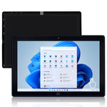 Windows 10，Intel Celeron J3455 四核心，支援 TF 卡、HDMI、藍牙與雙頻 WiFi，不含鍵盤，N4000 四核心 8GB+128GB