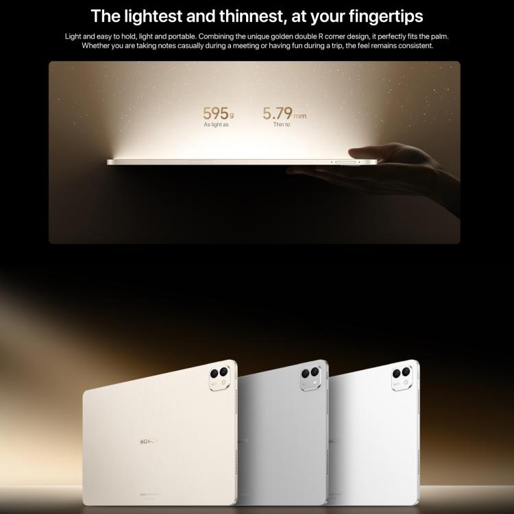 Honor MagicPad3 Pro 13.3 吋 WiFi 平板電腦，12GB+512GB MagicOS 10.0 Qualcomm Snapdragon 8 Lite Gen5 八核心，12GB+512GB