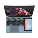 UNIWA ULAP Q15ZR 筆記型電腦，8GB+512GB，15.6吋與7吋雙螢幕，Windows 11 Intel Alder Lake N100 八核心，澳規插頭，8GB+512GB