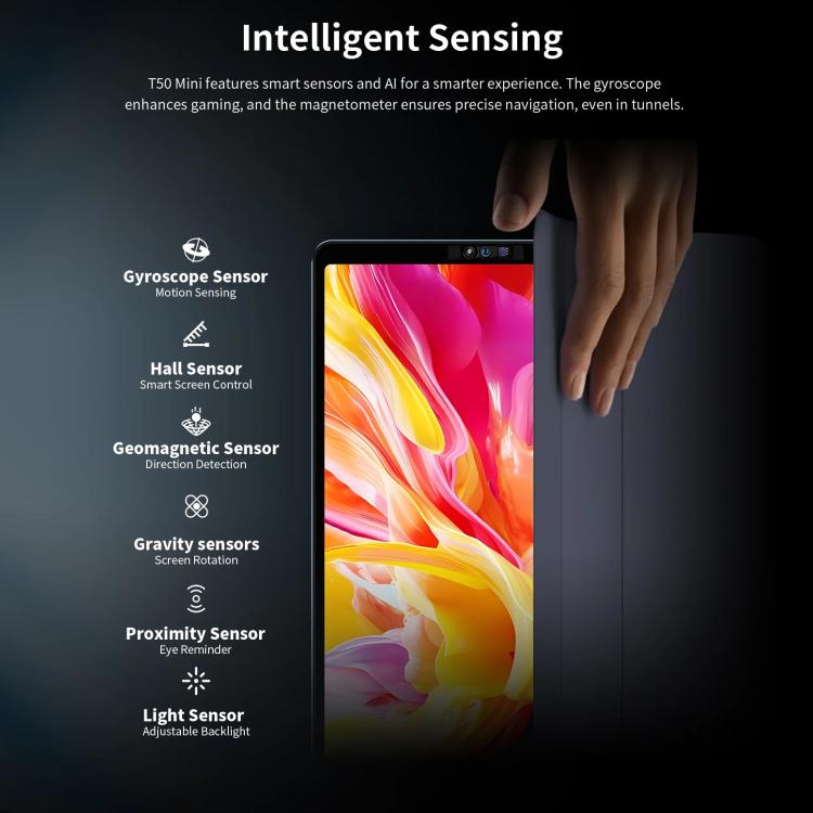 Teclast T50 Mini 4G LTE 平板電腦，8GB+128GB，8.7 吋 Android 15 MediaTek Helio G99 八核心，支援雙 SIM，T50 Mini