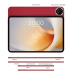 Teclast T65 Plus 4G LTE 平板電腦，8GB+256GB，13.4 吋 Android 15 MediaTek Helio G99 八核心，支援雙 SIM，T65 Plus