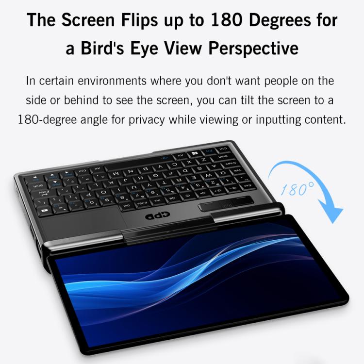 GPD MicroPC 2 掌上遊戲電腦，16GB+512GB，7 吋 Windows 11 Pro Intel 處理器 N250，美規插頭，WMC2573AU、WMC2573EU、WMC2573UK、WMC2573US