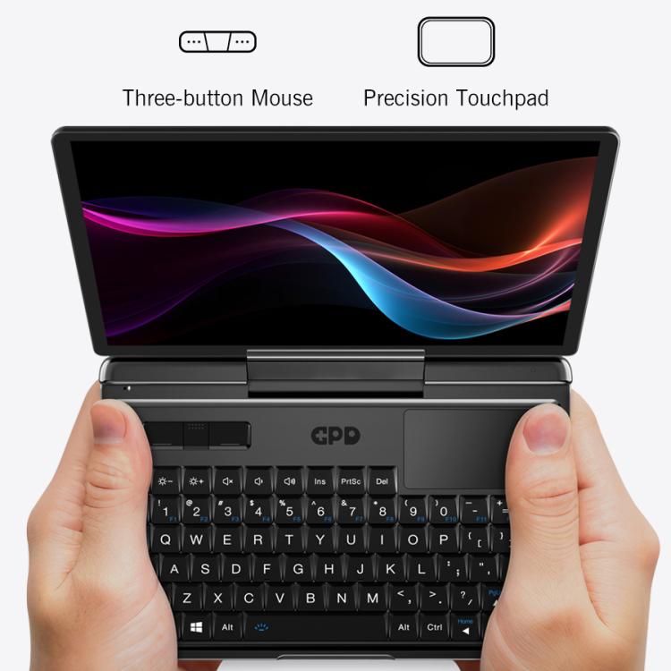 GPD MicroPC 2 掌上遊戲電腦，16GB+512GB，7 吋 Windows 11 Pro Intel 處理器 N250，美規插頭，WMC2573AU、WMC2573EU、WMC2573UK、WMC2573US