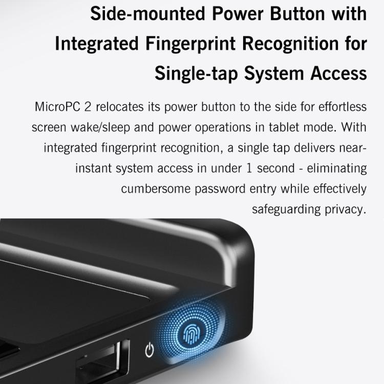 GPD MicroPC 2 掌上遊戲電腦，16GB+512GB，7 吋 Windows 11 Pro Intel 處理器 N250，美規插頭，WMC2573AU、WMC2573EU、WMC2573UK、WMC2573US