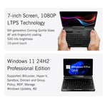 GPD MicroPC 2 掌上遊戲電腦，16GB+512GB，7 吋 Windows 11 Pro Intel 處理器 N250，美規插頭，WMC2573AU、WMC2573EU、WMC2573UK、WMC2573US