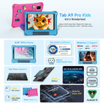 Ulefone Tab A10 Pro 兒童平板電腦，6GB+128GB，8.68 吋 Android 15 MediaTek Helio G91 八核心 4G 網路，歐規插頭