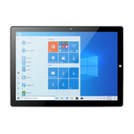 Windows 10 系統，Intel Gemini Lake N4120 四核心最高 2.6GHz，附鍵盤與觸控筆，支援雙頻 WiFi、藍牙、TF 卡與 HDMI，美規插頭，含鍵盤與觸控筆的 W10