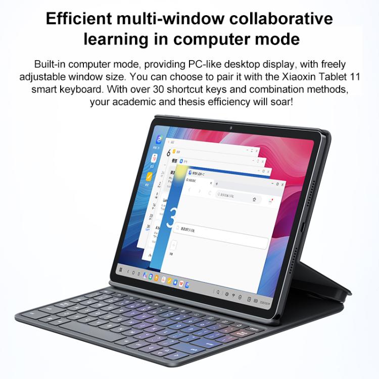 Lenovo 小新 Pad 11 Paperlike 螢幕，11 吋 WiFi 平板，8GB+128GB，Android 15，MediaTek 天璣 6300 八核心，美規插頭，8GB+128GB 柔光螢幕
